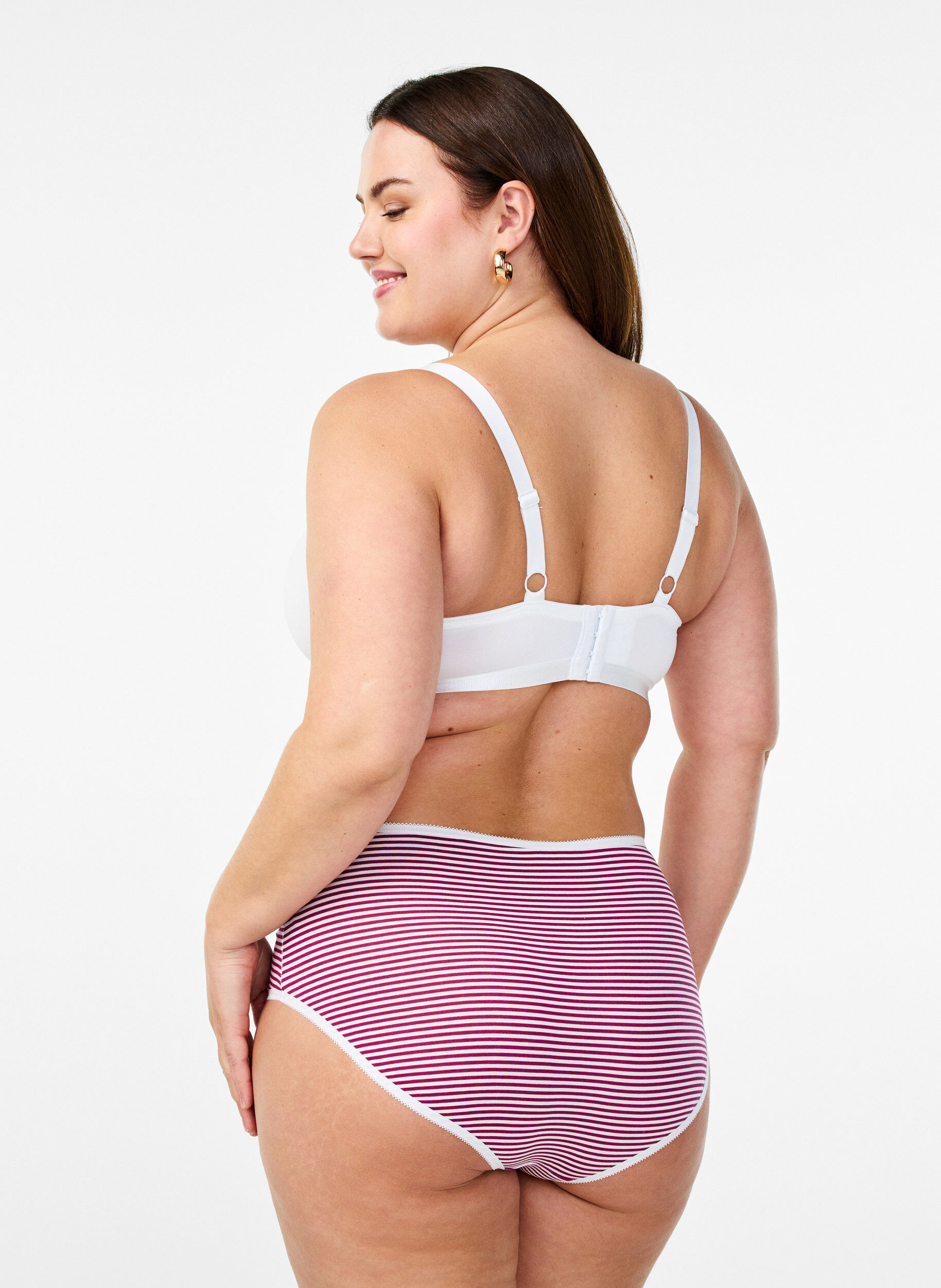 Zizzi7-pack de culottes avec une taille standard, Bleu, Model image number 1