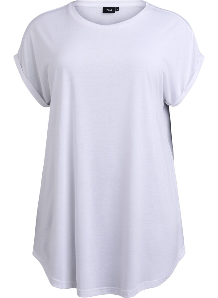 Chemise de nuit &agrave; manches courtes avec imprim&eacute; de texte, , Packshot image number 0