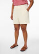 Short avec poches et coupe ample, Beige, Model image number 3