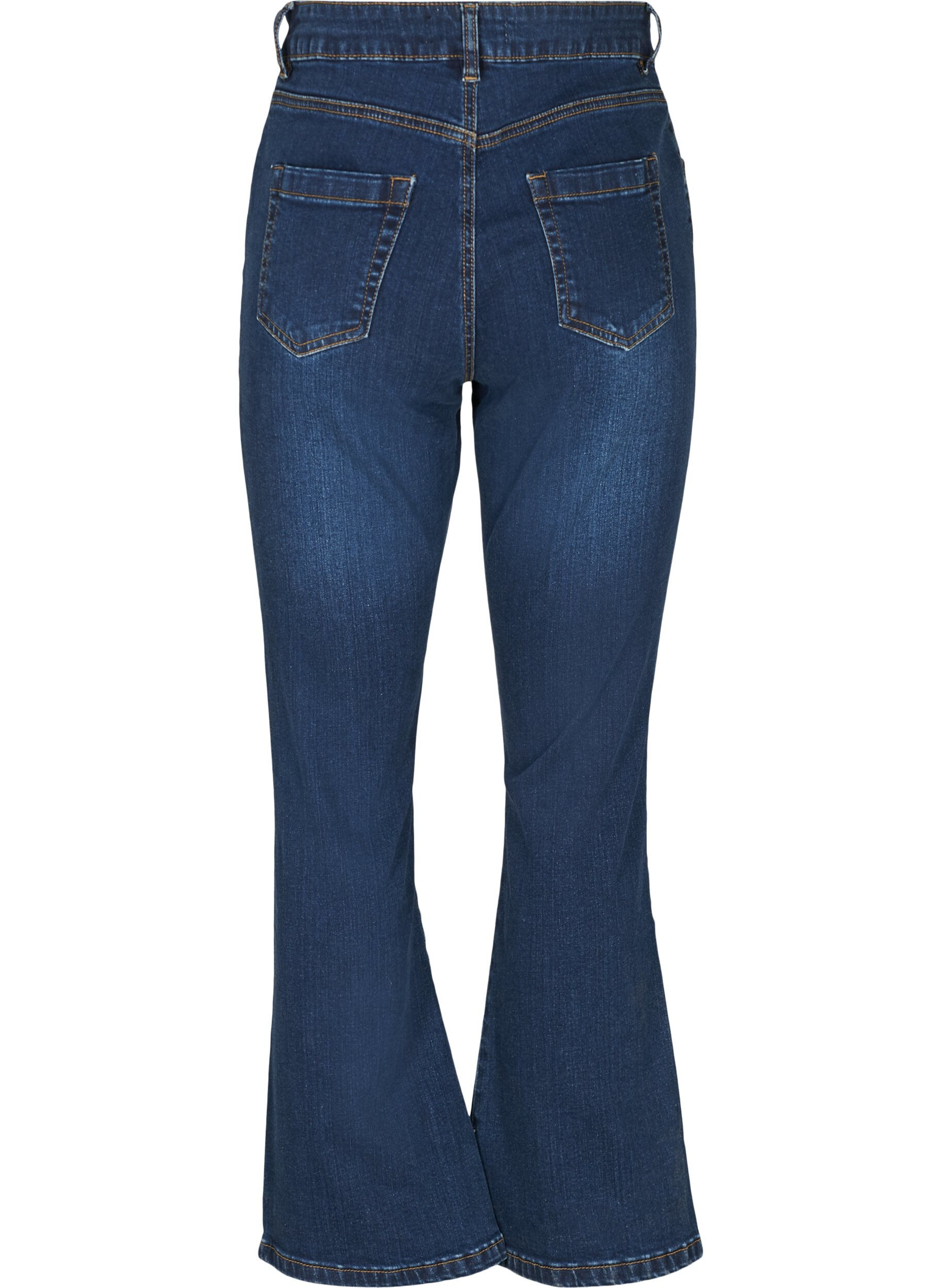Zizzi Jeans bootcut Ellen &agrave; taille haute, Bleu, Packshot image number 1