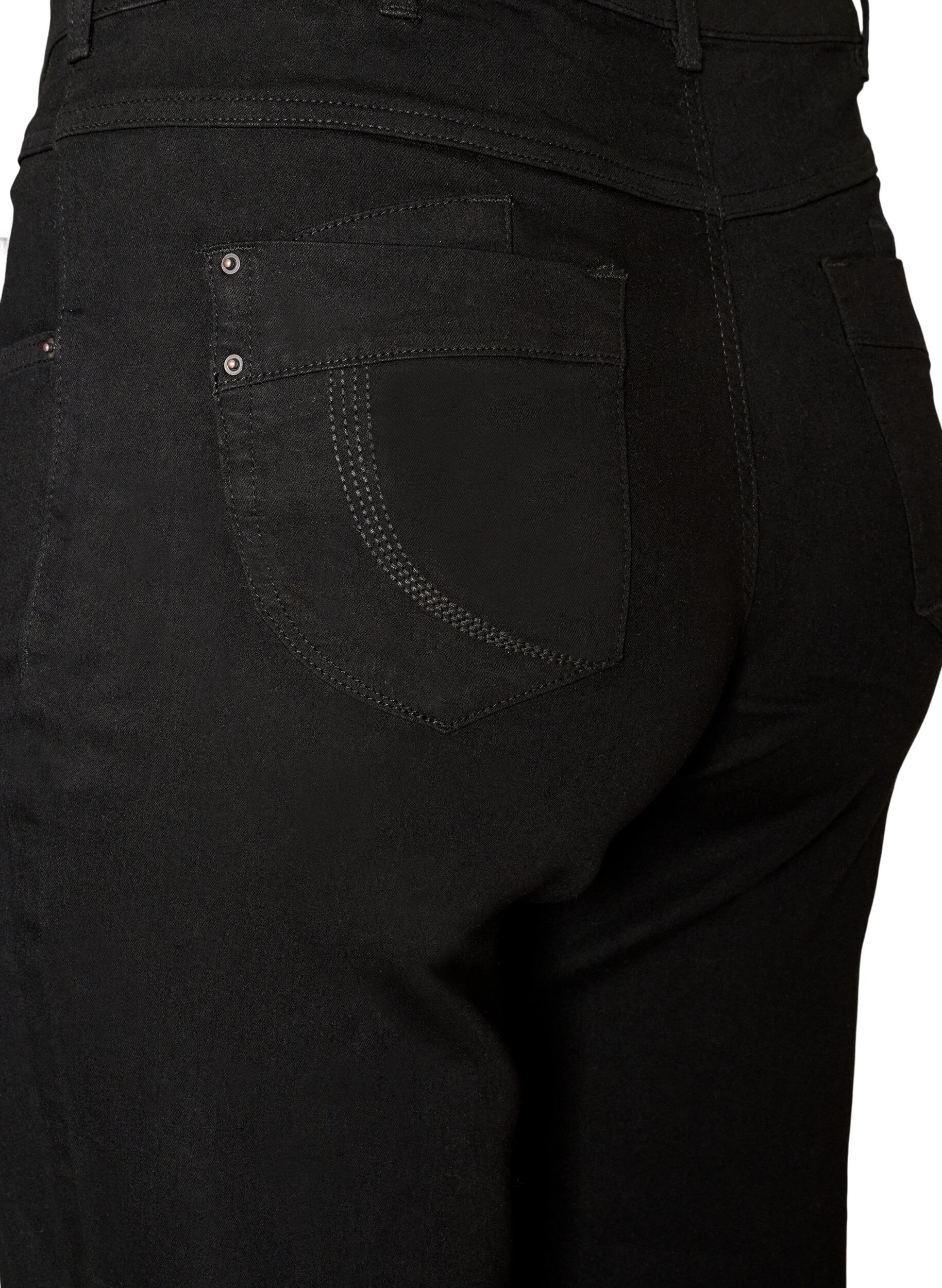 ZizziJean Gemma coupe classique &agrave; taille haute, Noir, Packshot image number 3