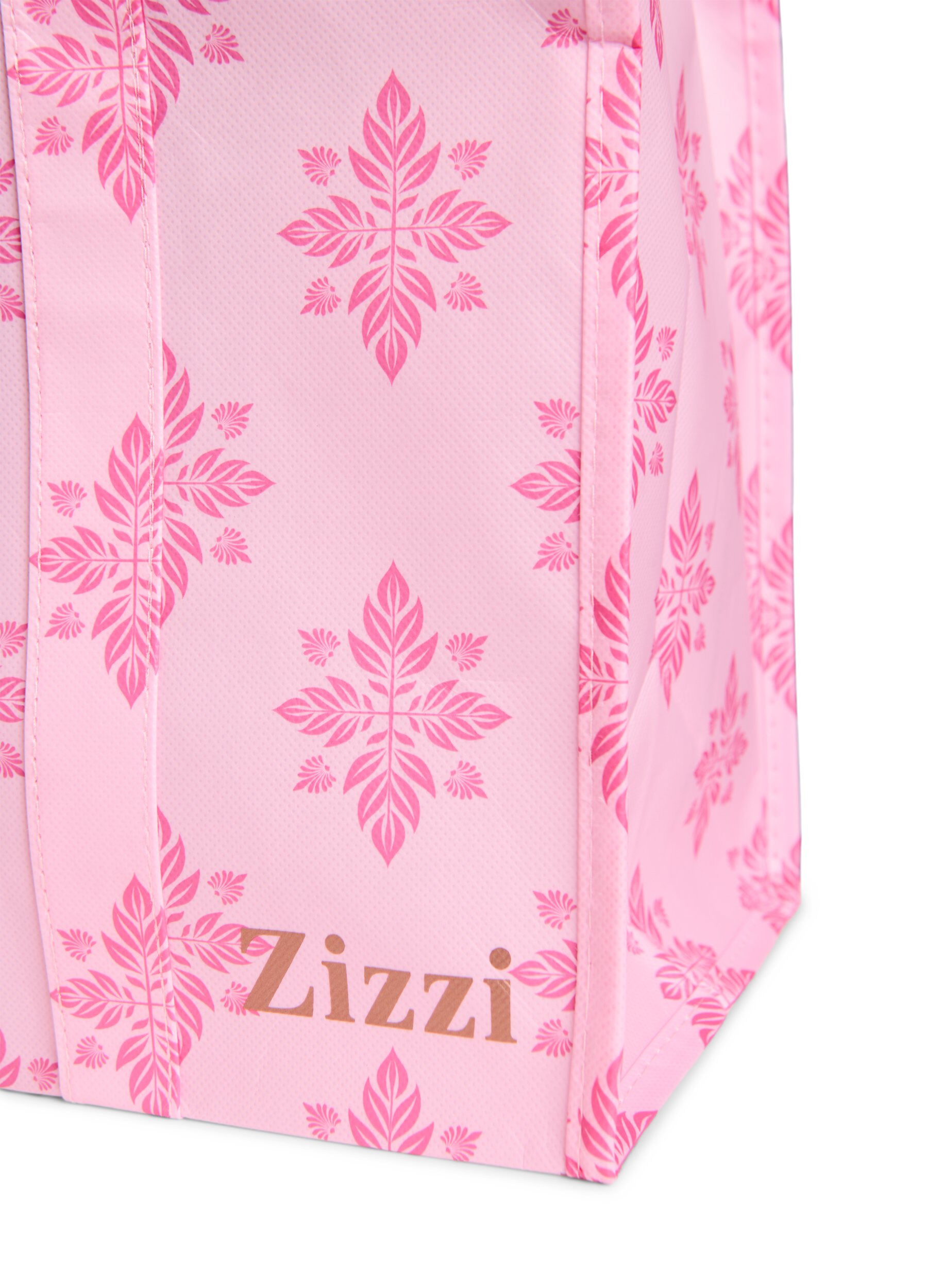 Zizzi Sac de magasinage avec fermeture &eacute;clair, Rose, Packshot image number 2
