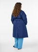 Trench-coat avec ceinture et fentes, Bleu, Model image number 1