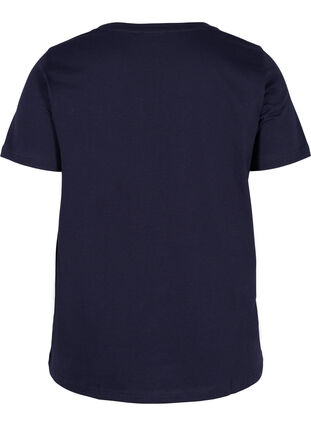 T-shirt de Noël en coton, Navy Blazer Penguin, Packshot image number 1
