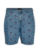 Short en jean brod&eacute;, Bleu Clair, Packshot image number 0