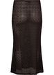 Jupe maxi avec motif &agrave; &oelig;illets, Noir, Packshot image number 1