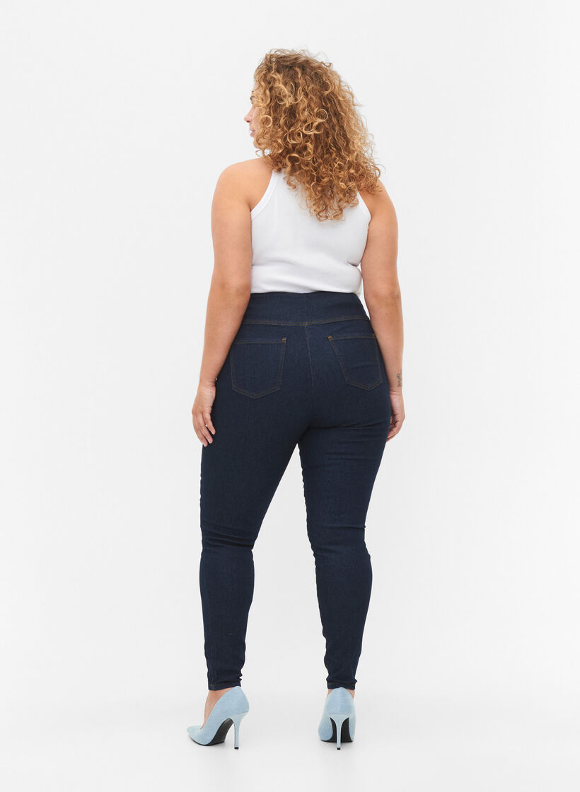 Jeggings en coton extensible mélangé, Dark blue, Model image number 1