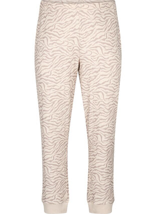 Pantalon en velours imprimé, Pink Tint AOP, Packshot image number 0