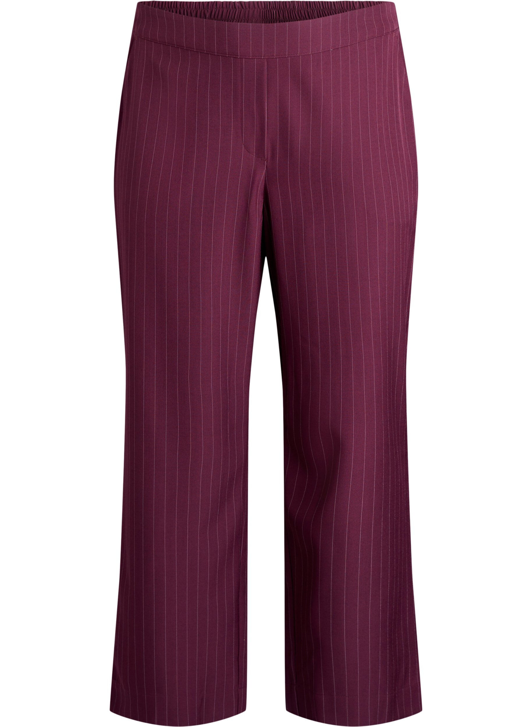 Zizzi FLASH - Pantalon ample avec poches, Bordeaux, Packshot image number 0