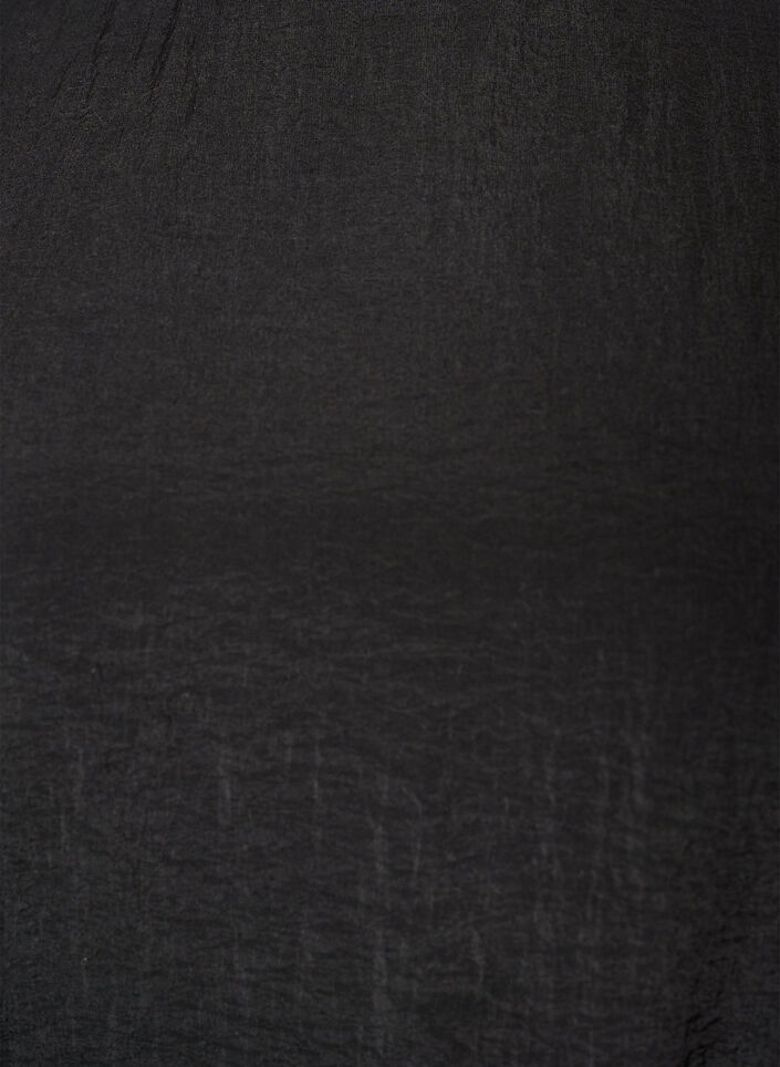 Robe longue avec manches papillon et taille &agrave; nouer, Noir, Packshot image number 2