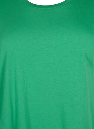 T-shirt à manches courtes en mélange de coton, Kelly Green, Packshot image number 2