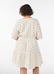 Robe imprim&eacute;e en coton avec une taille &eacute;lastique, Beige, Model image number 2