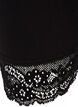 Leggings basiques 3/4 avec bordure en dentelle, Noir, Packshot image number 2