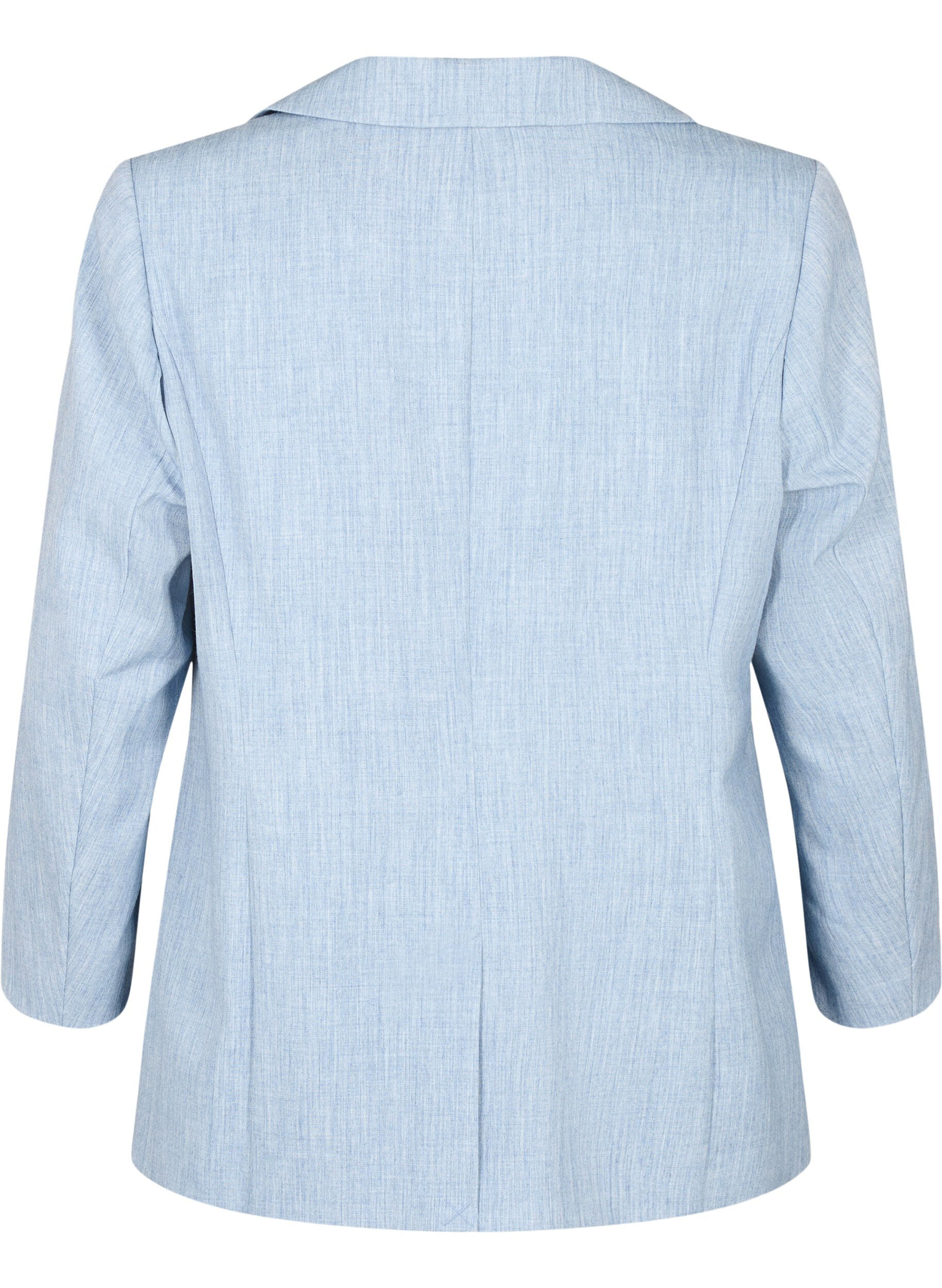 Zizzi Blazer m&eacute;lang&eacute; avec fermeture &agrave; boutons, Infinity , Packshot image number 1