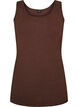 Haut basic uni en coton, Marron, Packshot image number 0