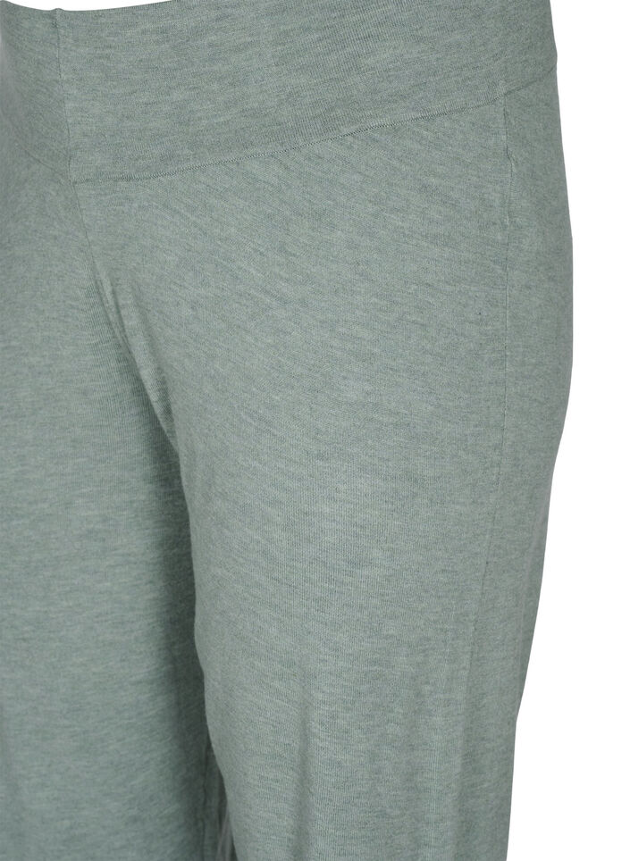 Pantalon en maille chinée , Chinois Green Mel, Packshot image number 2