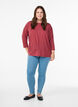 Blouse en jersey avec manches 3/4, Bordeaux, Model image number 1