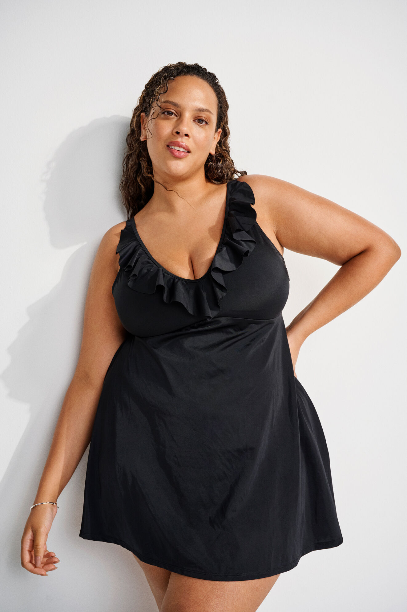 Robe de bain &agrave; volants, , Model