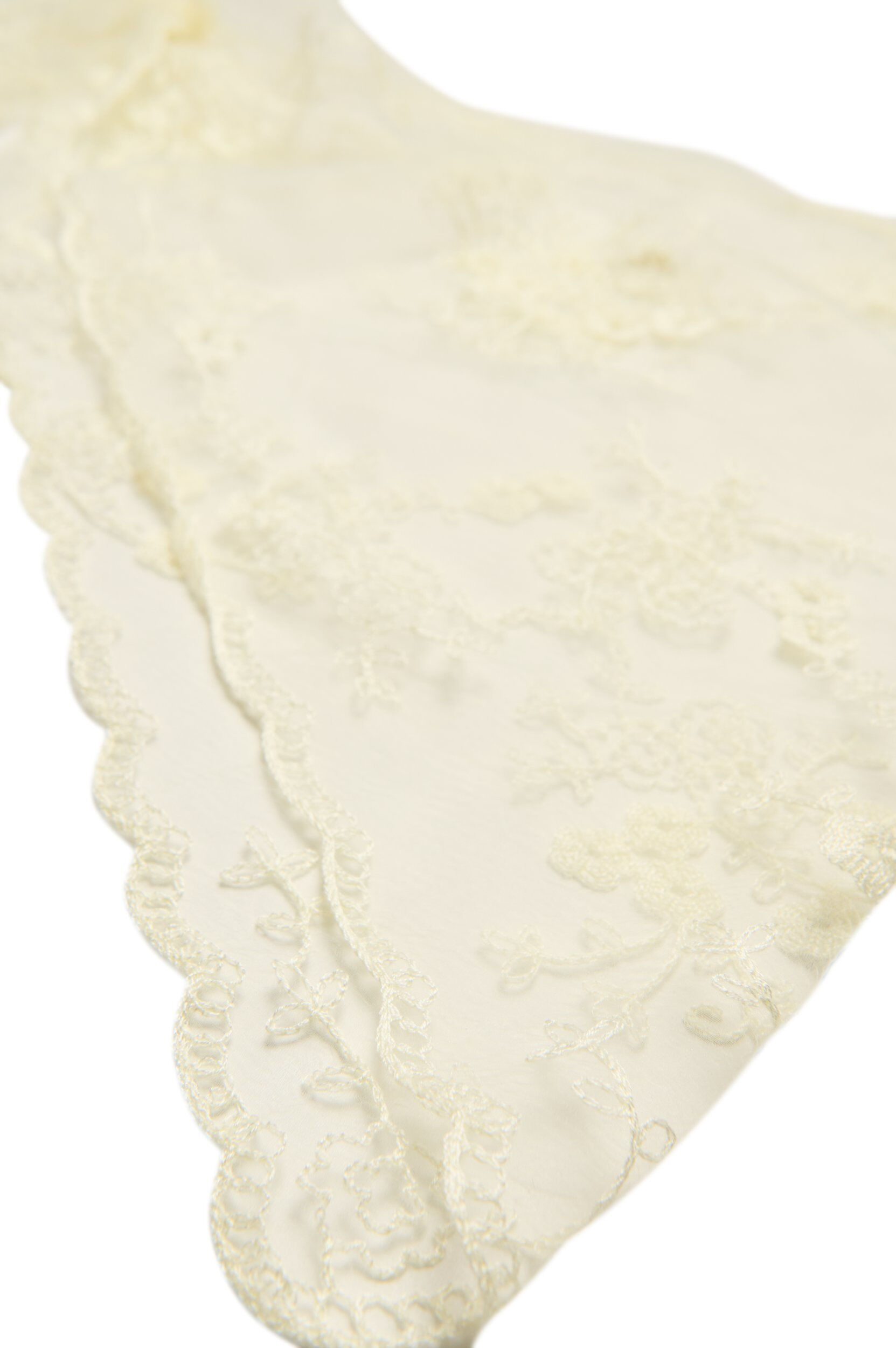 Zizzi&Eacute;charpe triangulaire en dentelle, Beige, Packshot image number 1