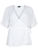 Blouse en viscose cache-c&oelig;ur, Bright White, Packshot image number 0