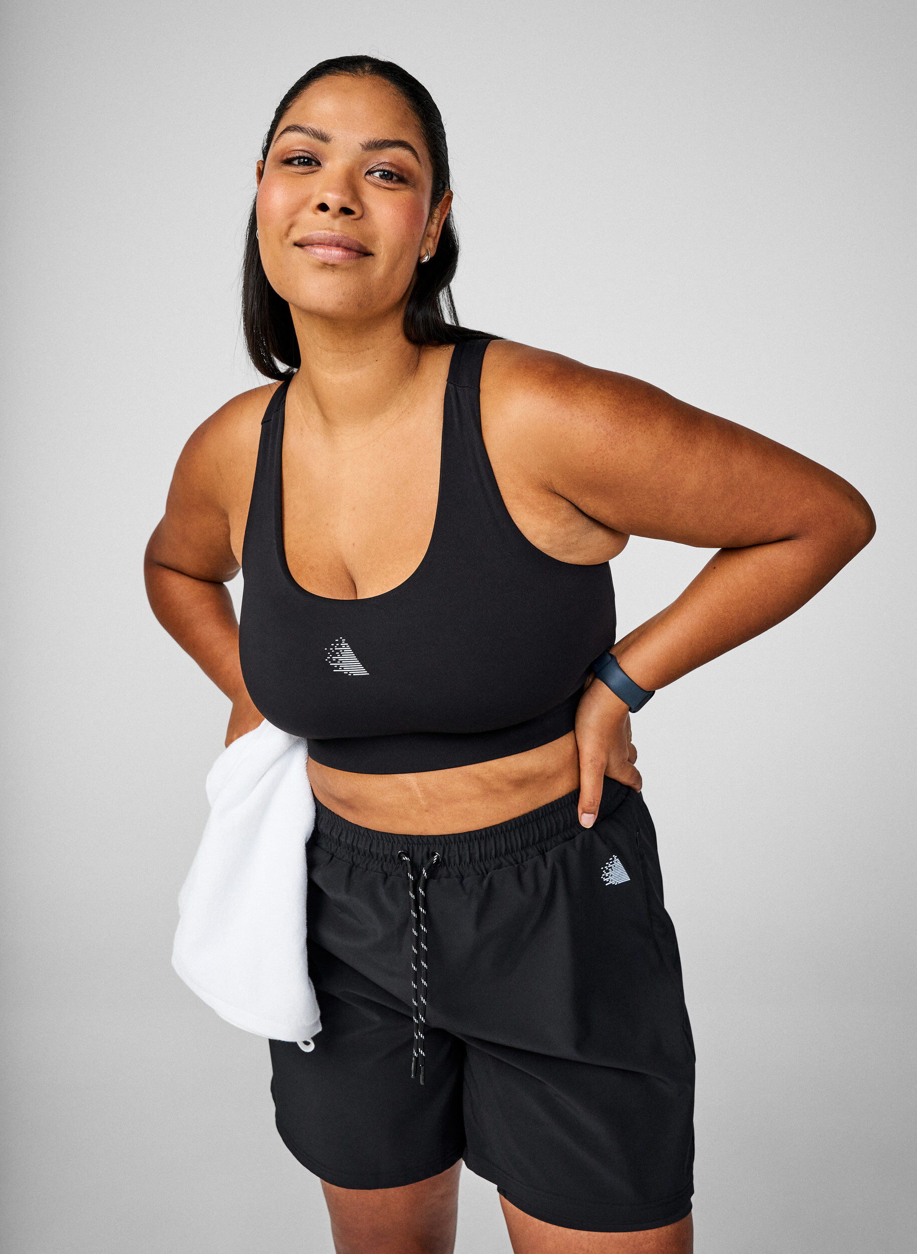 Zizzi Soutien-gorge de sport &agrave; dos nageur, Noir, Image image number 0