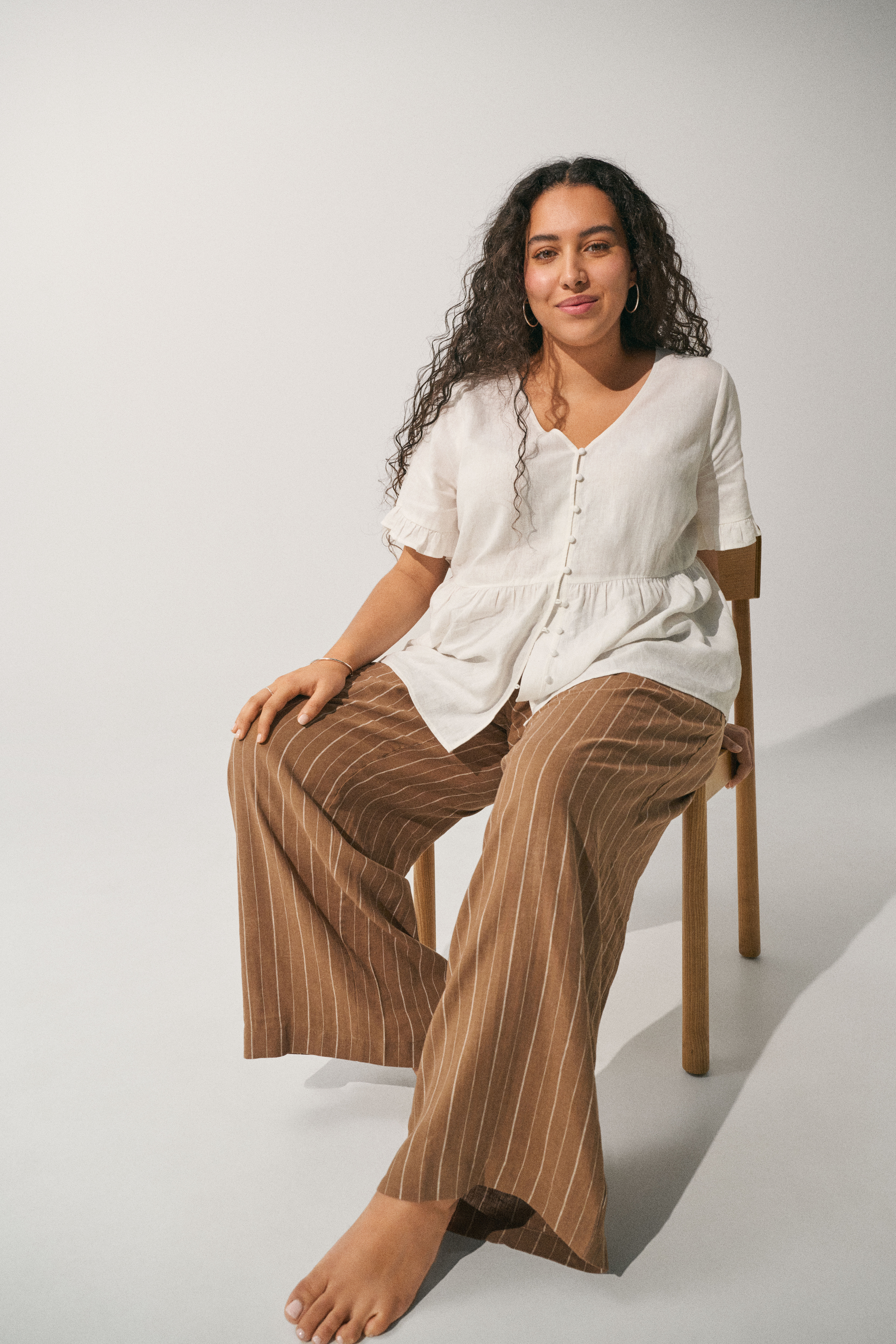 Zizzi Tenue en lin et viscose, , Model