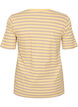 T-shirt ray&eacute; &agrave; texture c&ocirc;tel&eacute;e, Jaune, Packshot image number 1