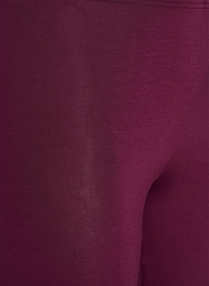 Leggings basiques en viscose, Bordeaux fonc&eacute;, Packshot image number 2