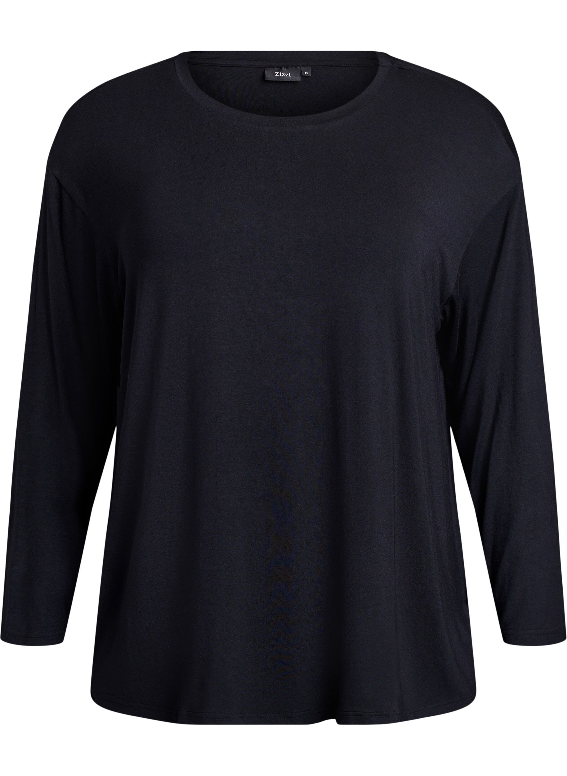 Blouse de nuit en modal avec manches longues