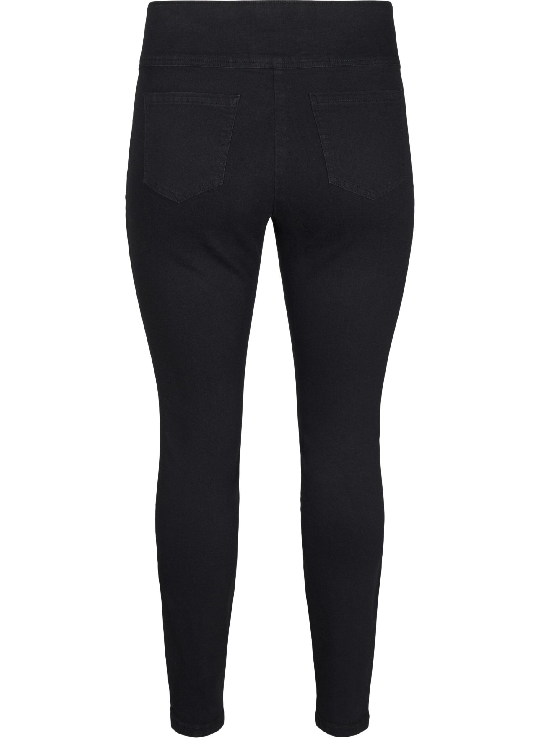 Zizzi Jeggings extensibles avec une taille haute, Noir, Packshot image number 1