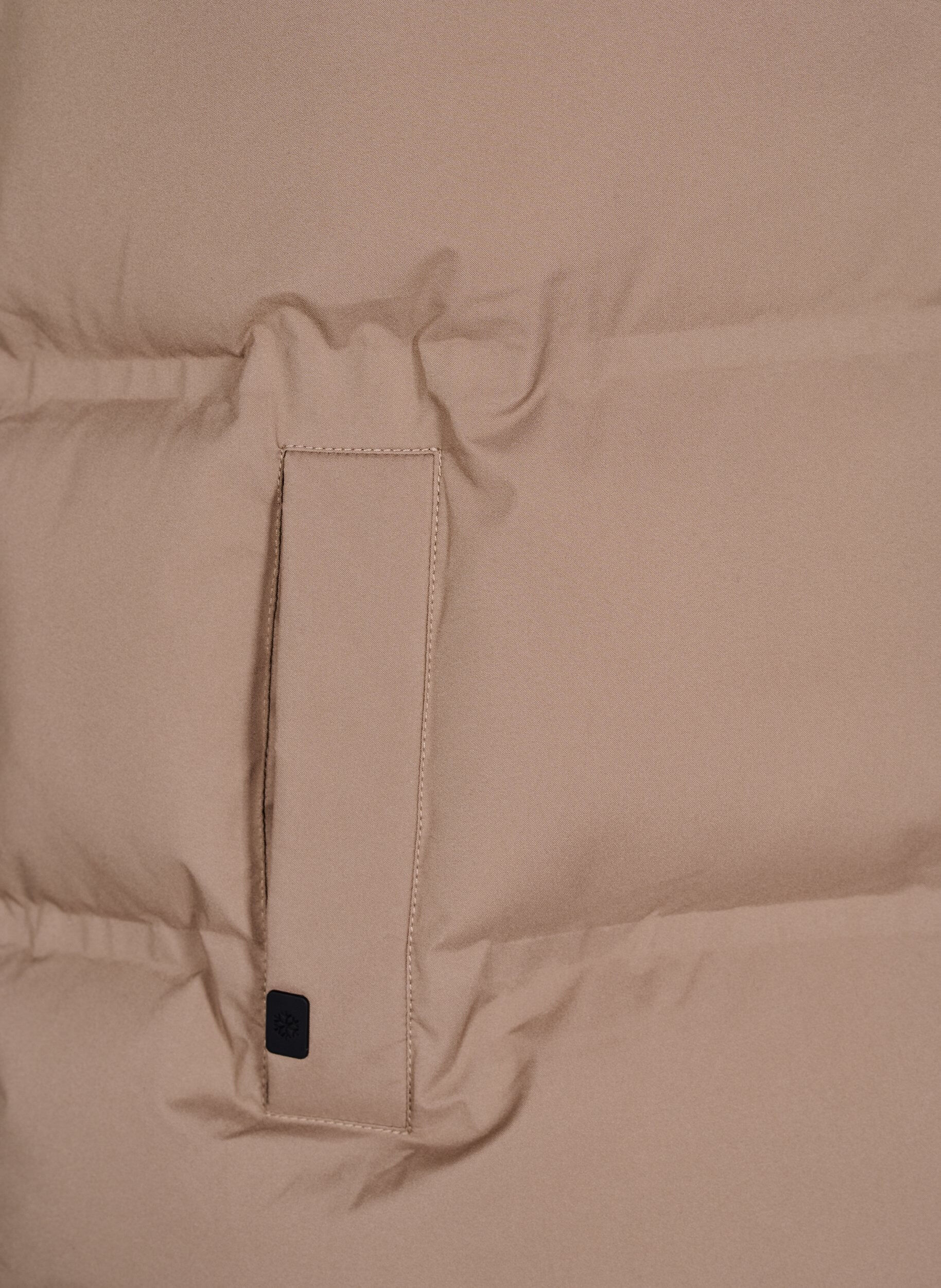 Zizzi Doudoune sans manches courte avec col montant, Marron, Packshot image number 3