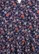 Tunique &agrave; imprim&eacute; floral et fils scintillants, Bleu, Packshot image number 2