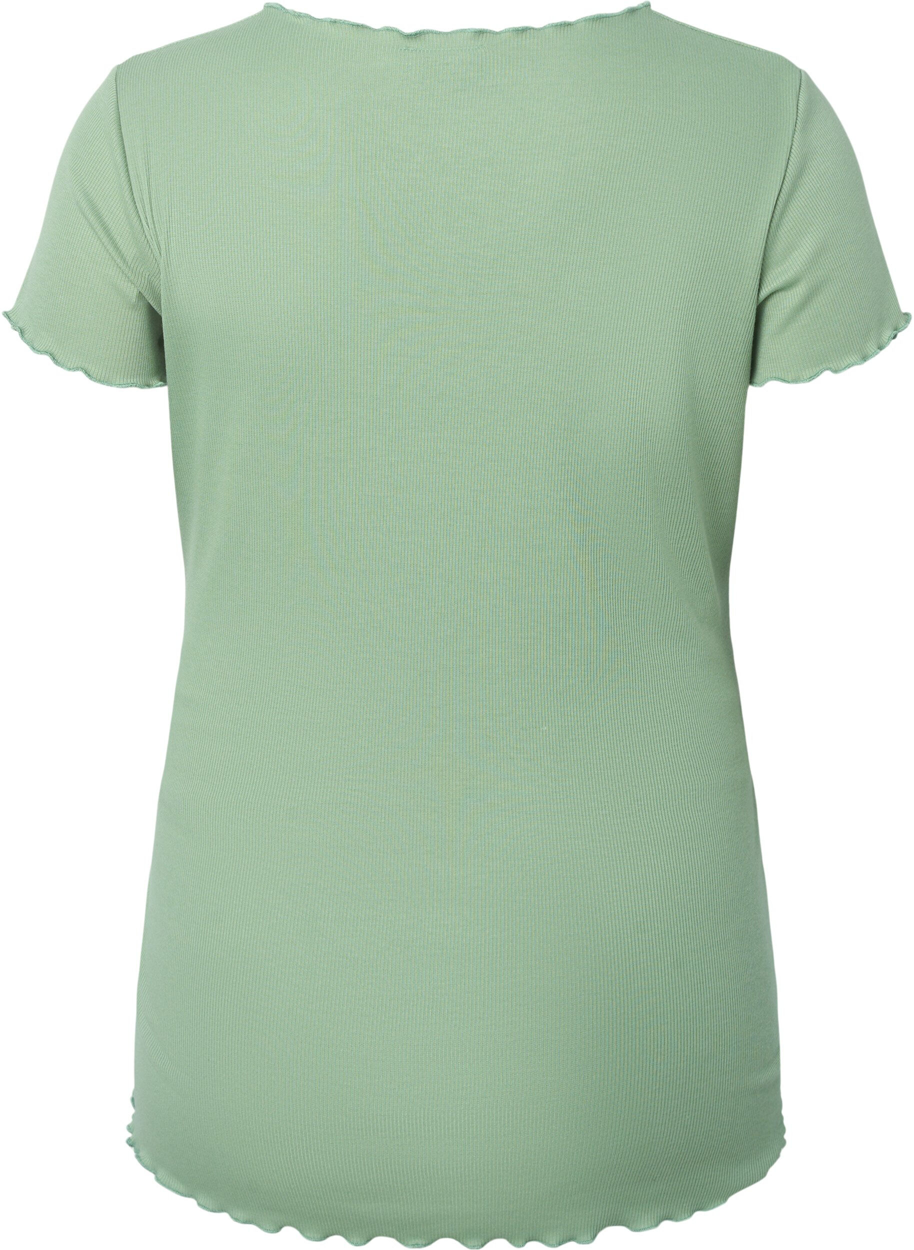 Zizzi T-shirt de grossesse en c&ocirc;te, Green Bay, Packshot image number 1