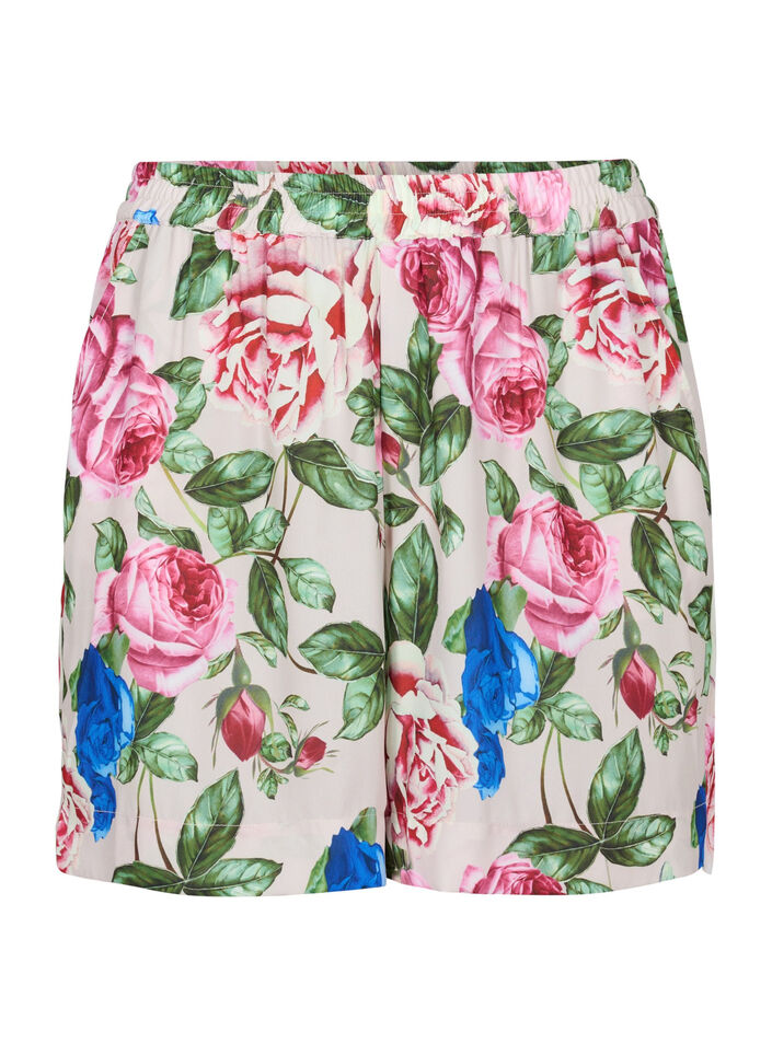 Short à imprimé floral, Bright Flower , Packshot image number 0