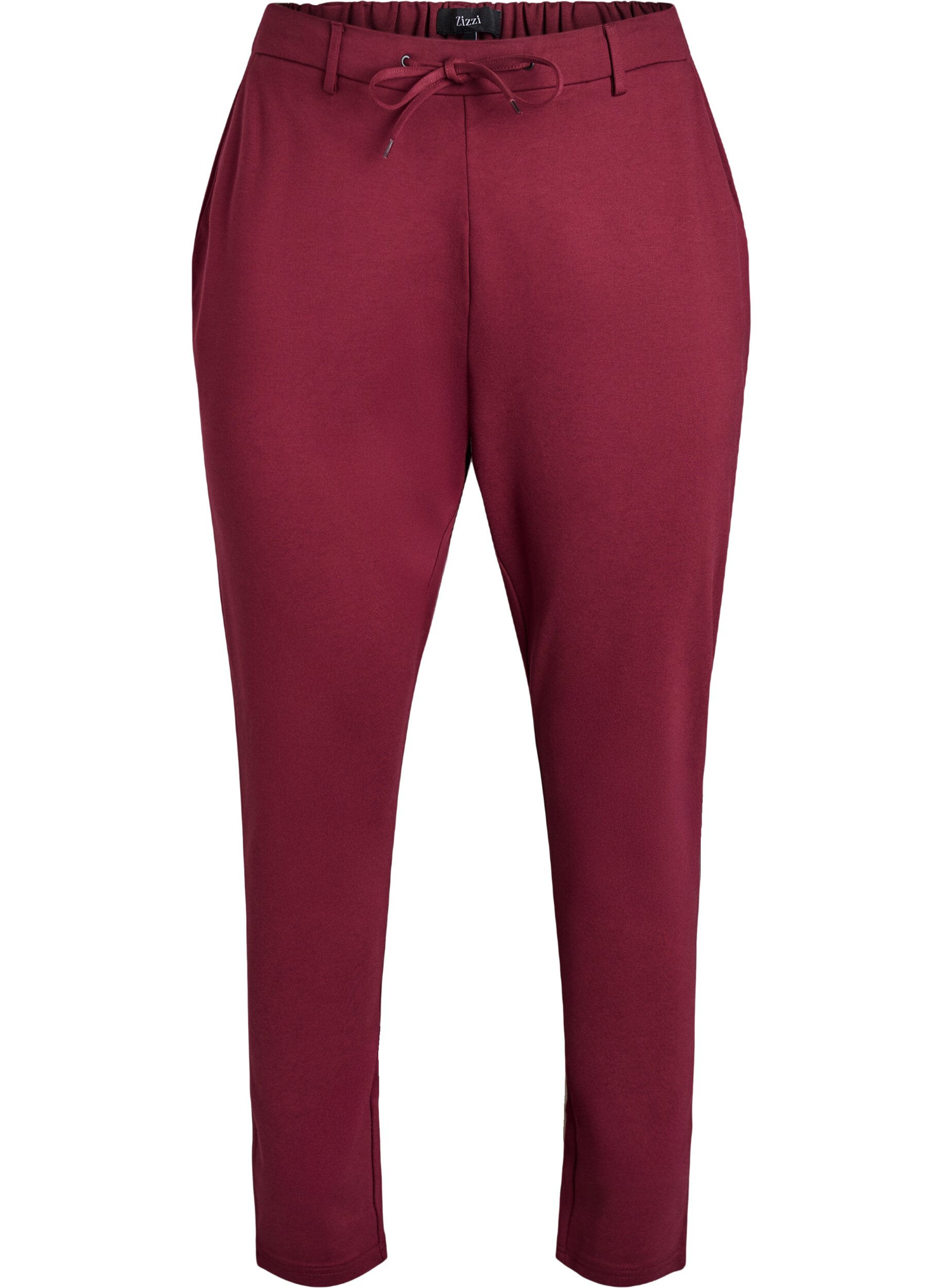 Zizzi Pantalon Maddison, Bordeaux fonc&eacute;, Packshot image number 0