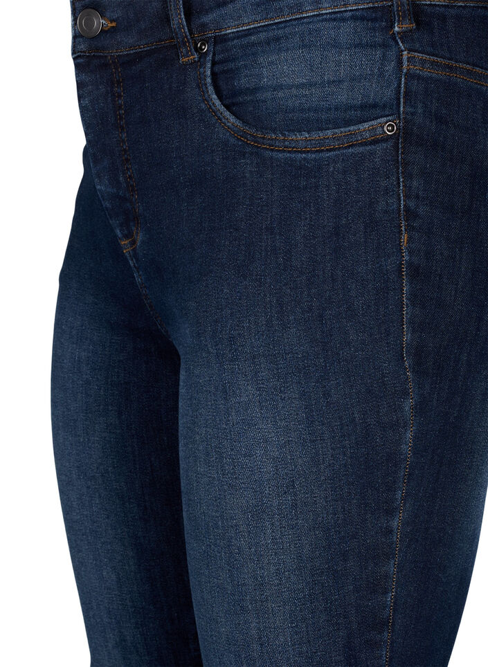 Jean super slim à taille haute, Dark Blue, Packshot image number 2