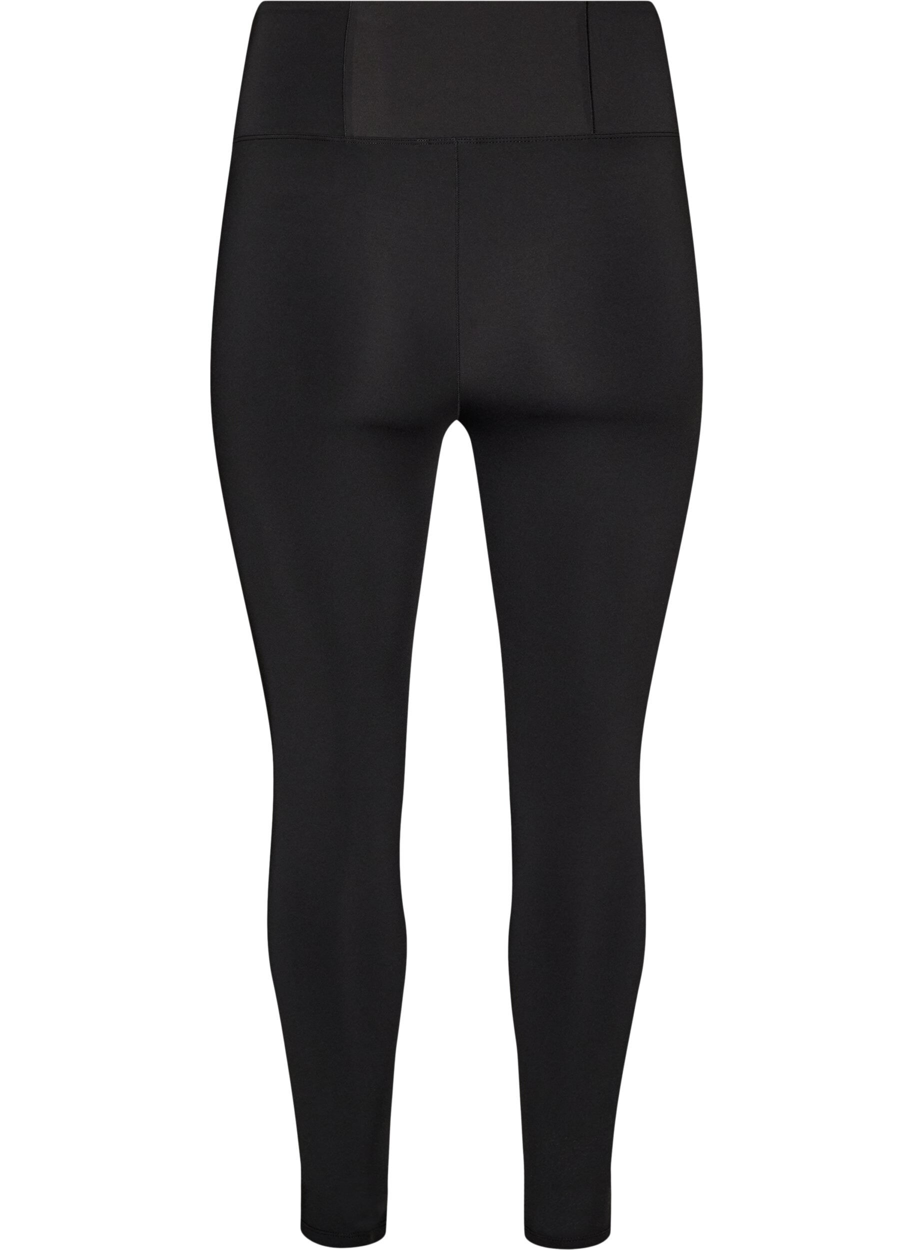 ZizziLegging d'entra&icirc;nement taille haute avec poche dans la ceinture, Noir, Packshot image number 1