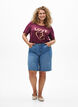 T-shirt imprim&eacute;, Bordeaux, Model image number 1
