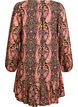 Robe courte coupe évasée avec imprimé paisley, Bleu, Packshot image number 1
