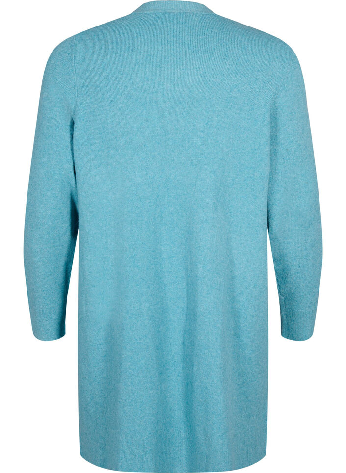 Cardigan long ouvert à l'avant, Reef Water Mel., Packshot image number 1