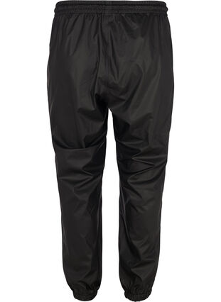 Pantalon de pluie avec élastique et cordon de serrage, Black, Packshot image number 1