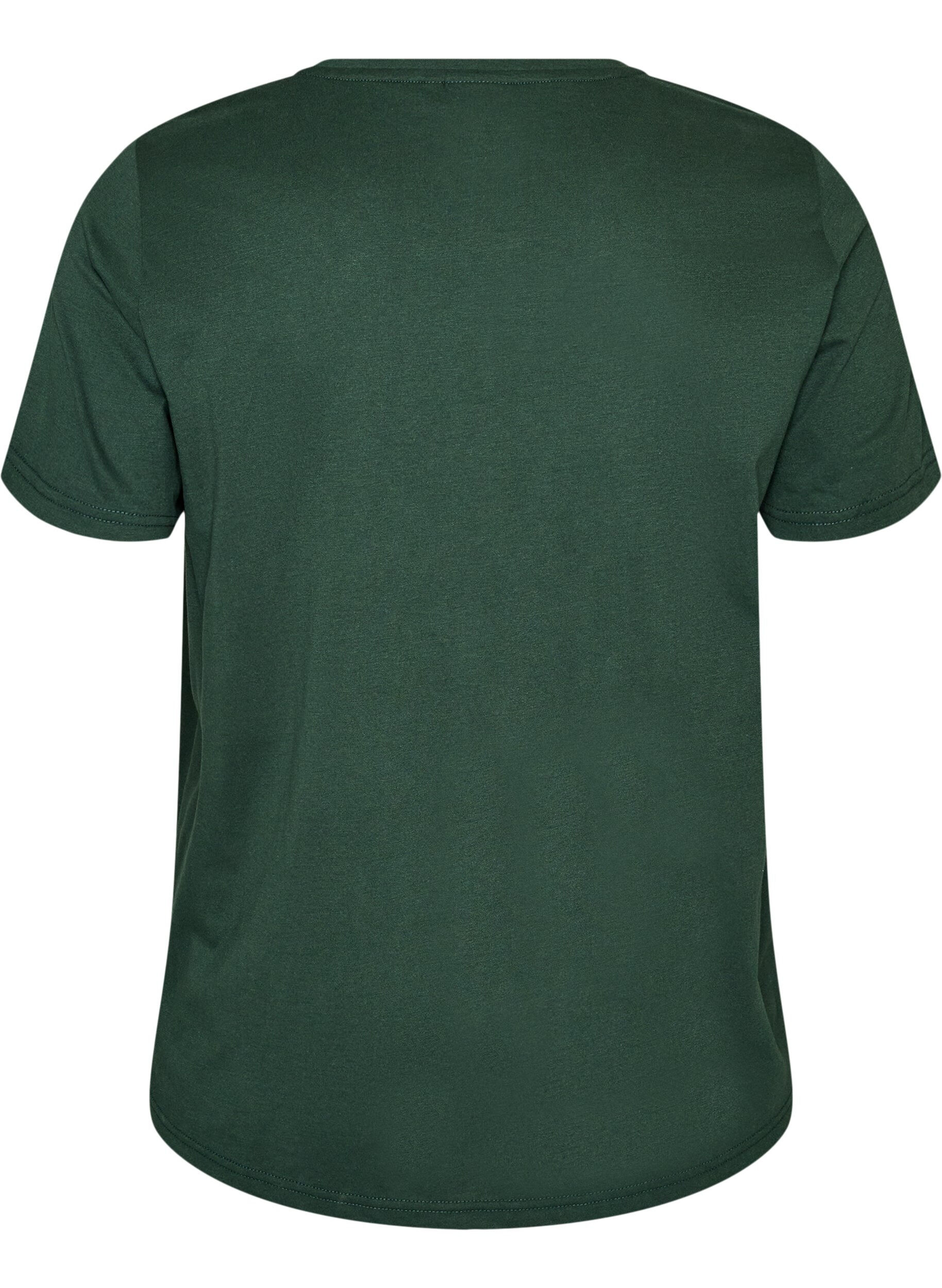 ZizziT-shirt imprim&eacute;, Vert, Packshot image number 1