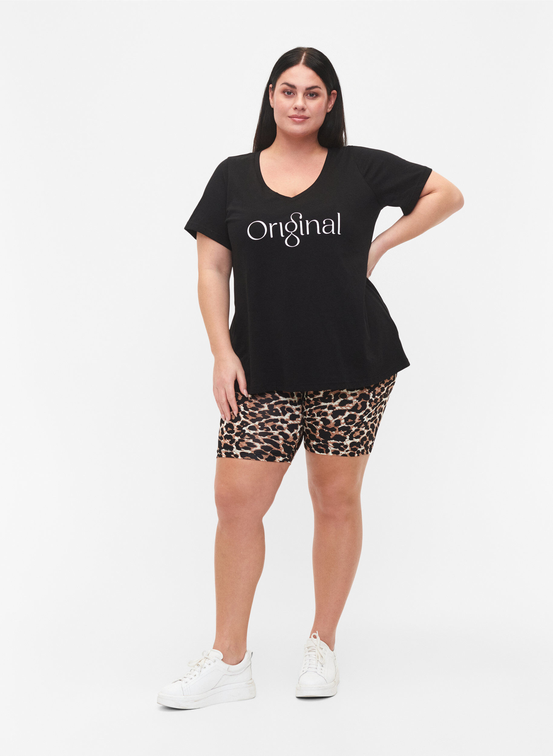 Zizzi Lot de 2 cyclistes, Noir, Model image number 1