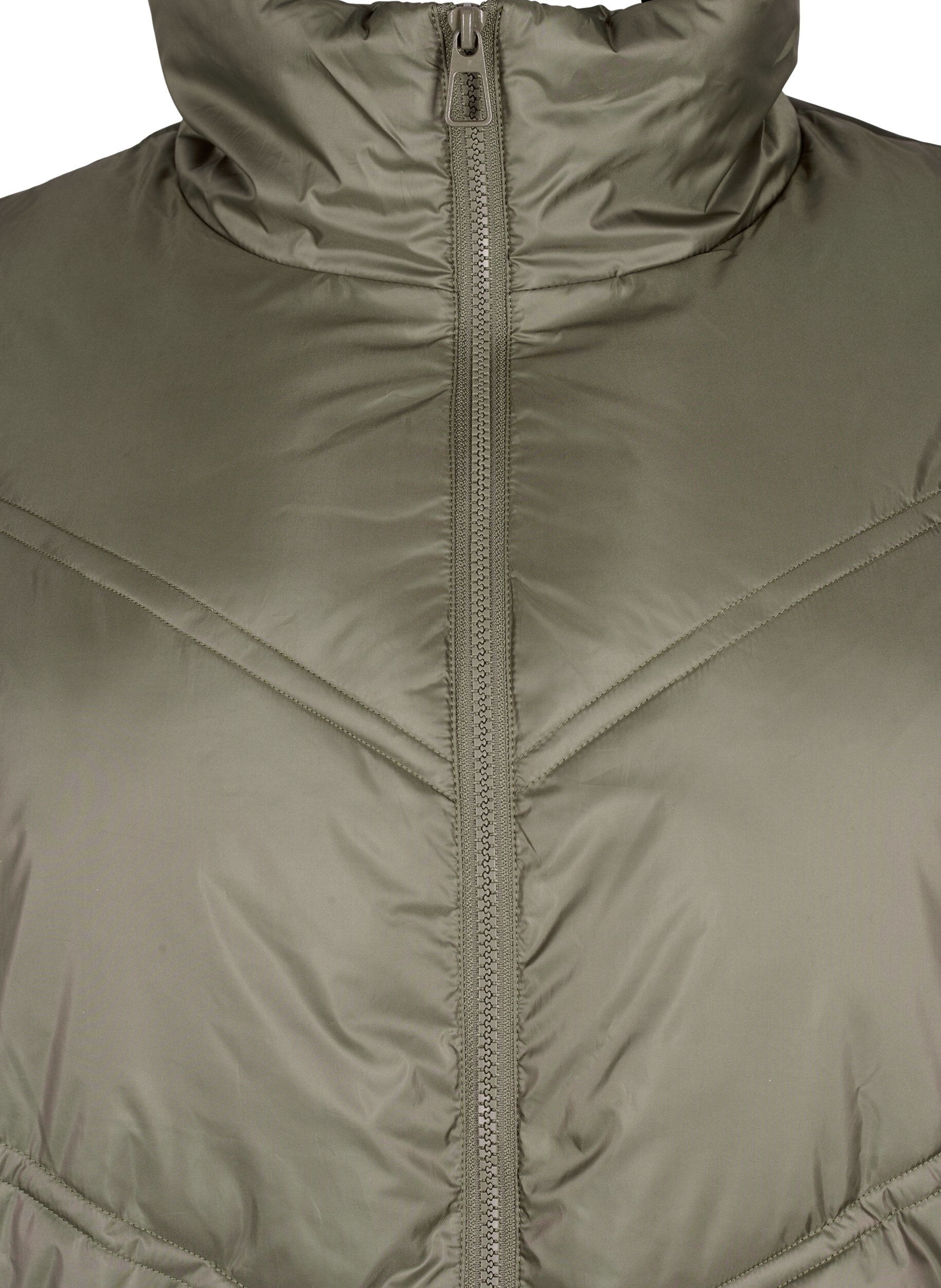 Zizzi Veste d'hiver courte avec poches, Bungee Cord , Packshot image number 2