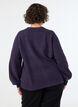 Cardigan en maille douce avec boutons dor&eacute;s, Violet, Model image number 2