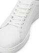 Baskets larges en cuir, White, Packshot image number 2