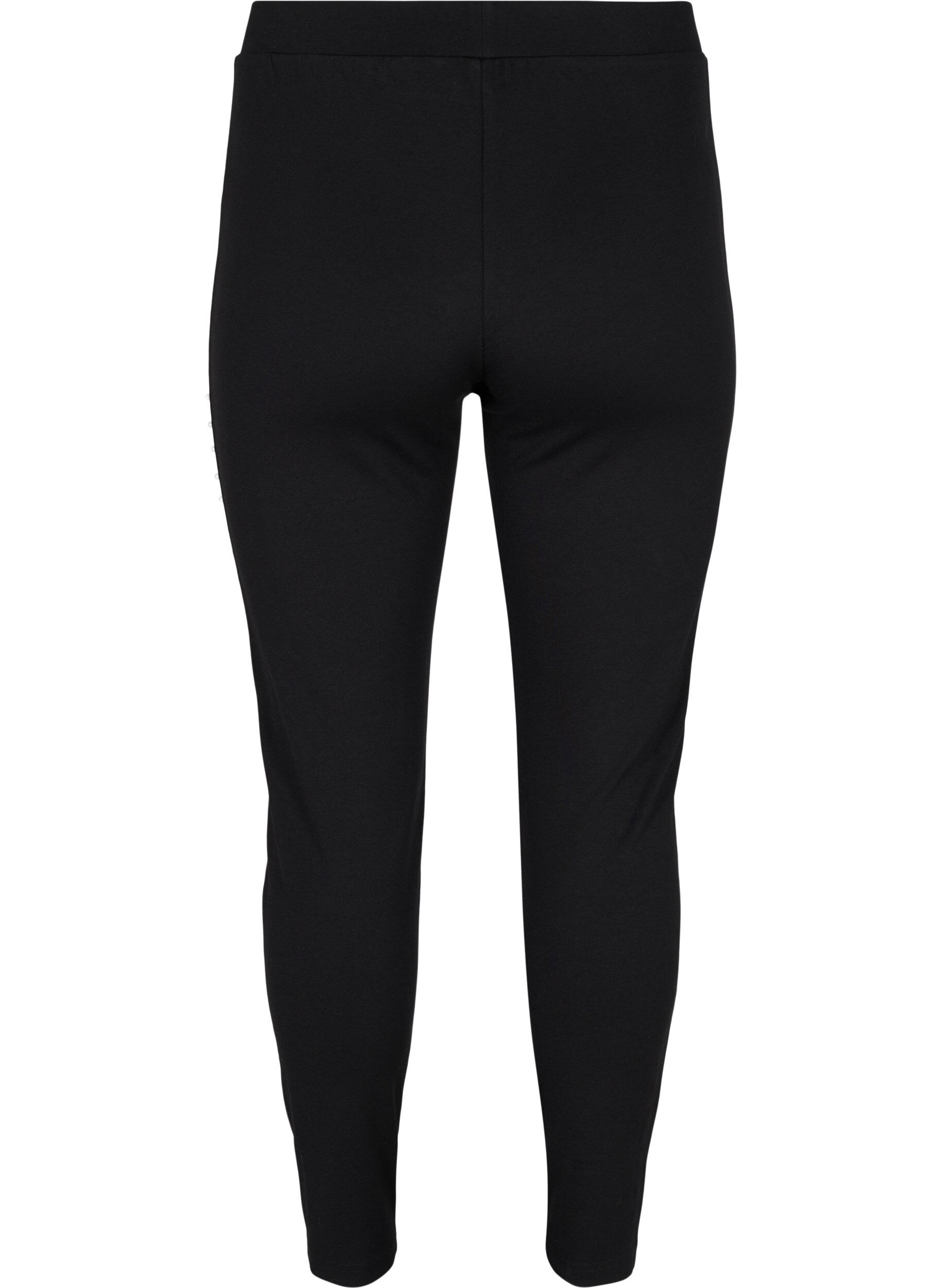 Zizzi Leggings avec perles, Black, Packshot image number 1