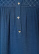 Blouse en mousseline de coton avec broderie anglaise, Bleu, Packshot image number 2