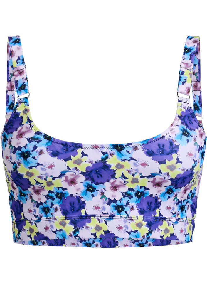 Haut de bikini avec bretelles ajustables, Violet, Packshot image number 0