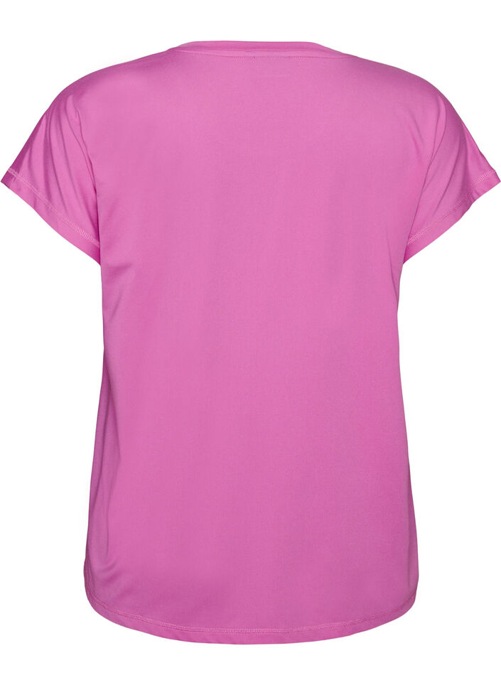 T-shirt de sport couleur unie, Violet, Packshot image number 1